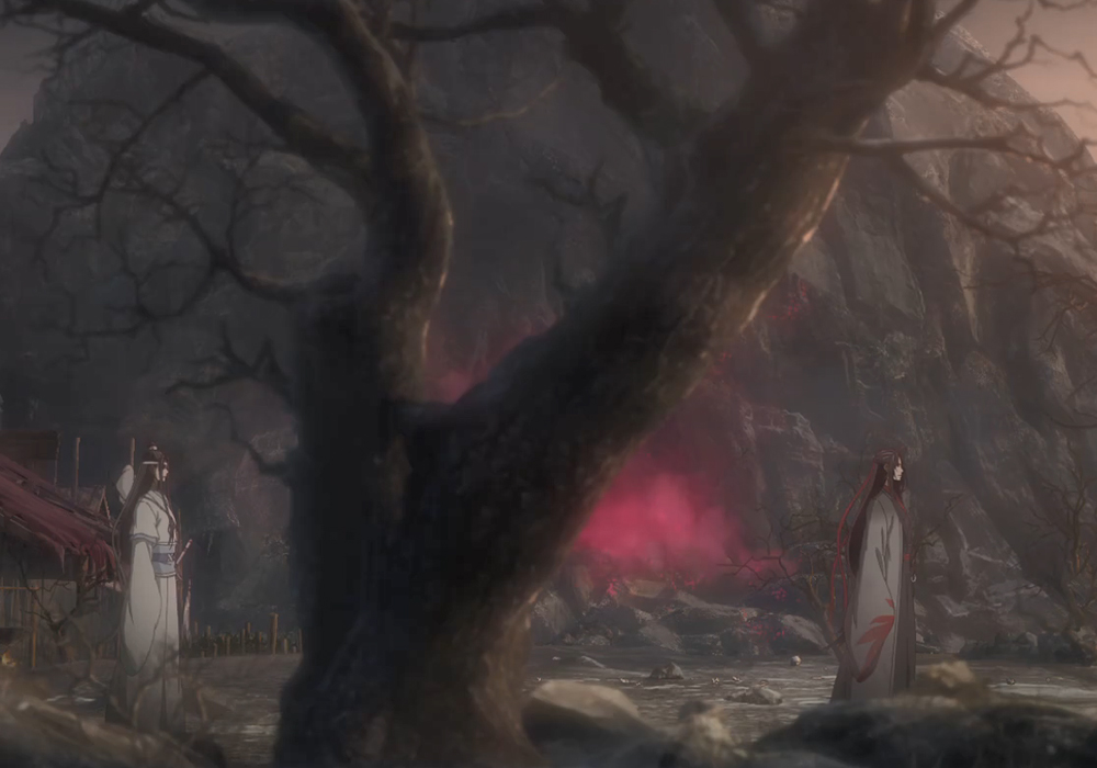 《魔道祖师》忘羡对望很暖,瑶妹忍痛推开蓝大,观音庙剧情高虐!