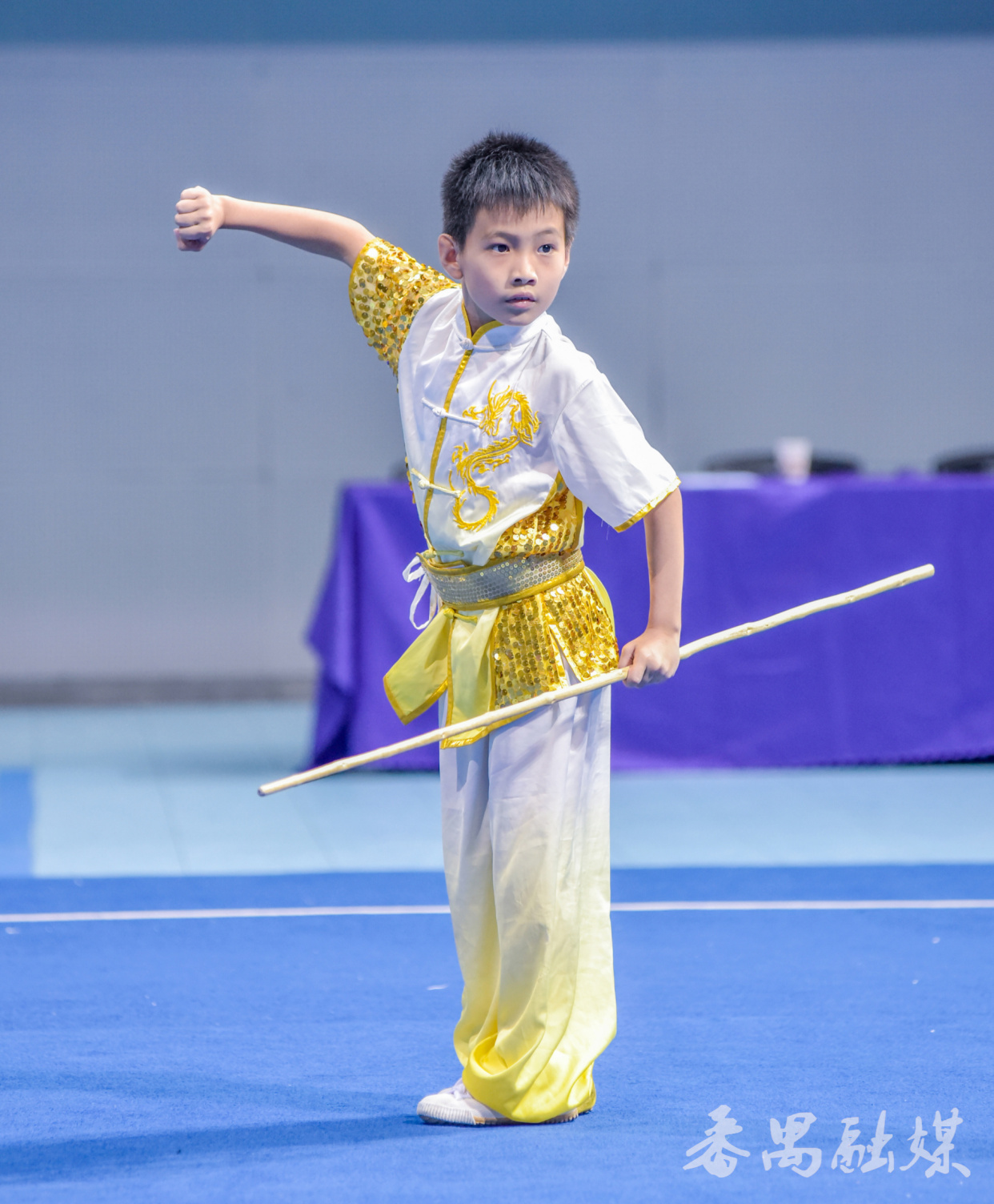 广州市青少年运动会武术套路比赛收官,番禺区代表队获金牌总分双第一