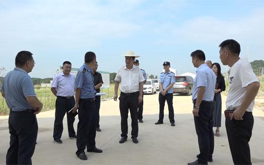 张中于调研云溪区产业项目建设