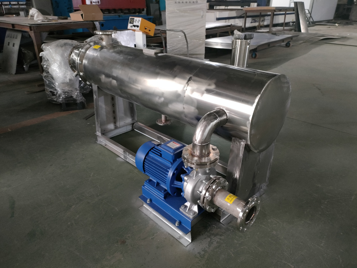 全304材质带水泵管道加热器