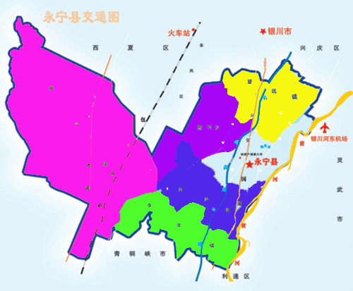 永宁县闽宁镇地图图片