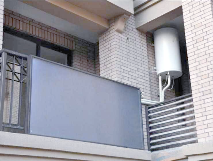 高层住宅新宠:阳台壁挂式平板太阳能热水器解析