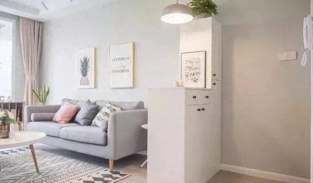 进门就是客厅没有玄关,她家鞋柜刚装完就受到一致好评,太好用了