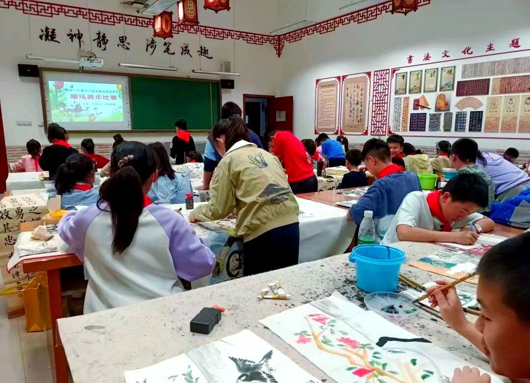 舟山第一小学美术比赛:童心向党,共绘美丽舟山