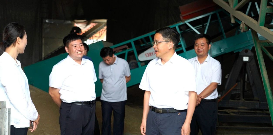 河南兰考县委书记陈维忠带队调研指导涉农重点项目建设工作