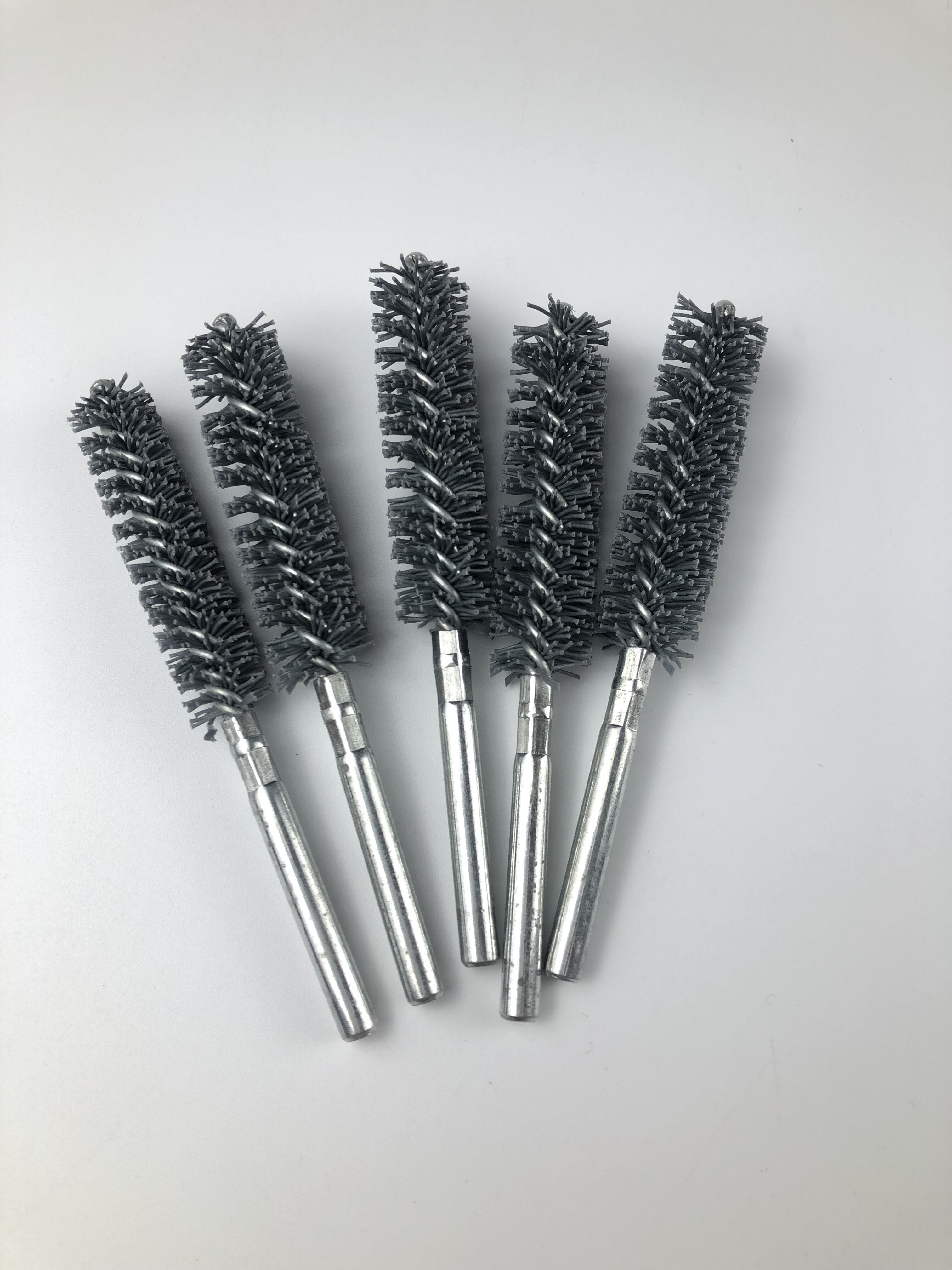 内孔管道刷碳化硅加密磨料刷不锈钢抛光清孔小管刷试管刷去毛刺刷