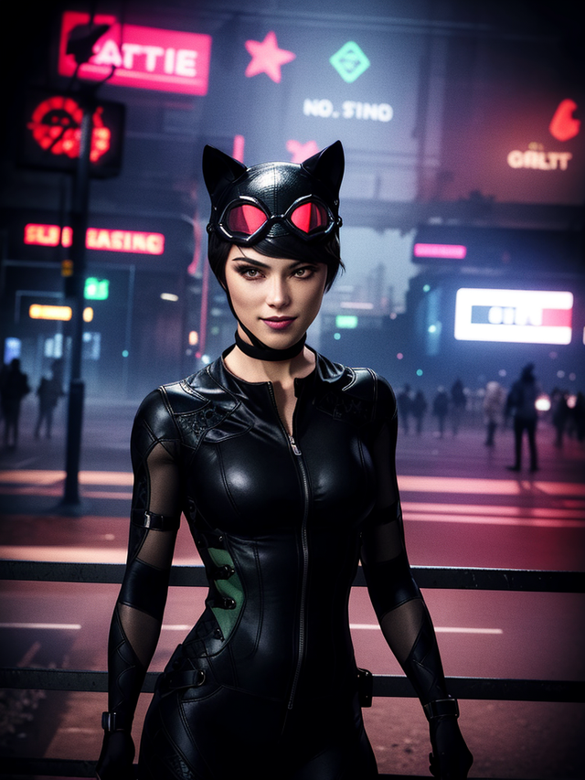 《蝙蝠侠》各种画风的猫女 头像 壁纸