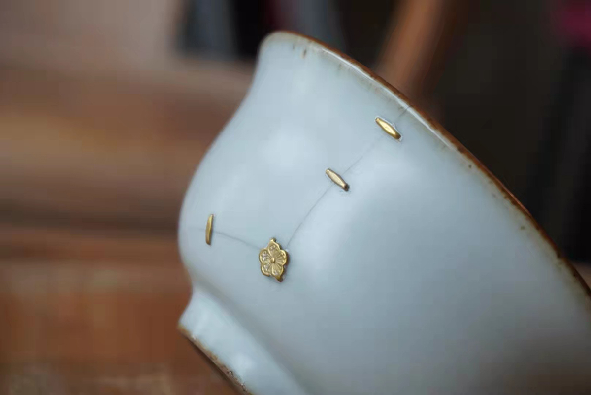 惜物之心陶瓷器修补艺术金缮锔瓷培训,在乎东西金缮教室