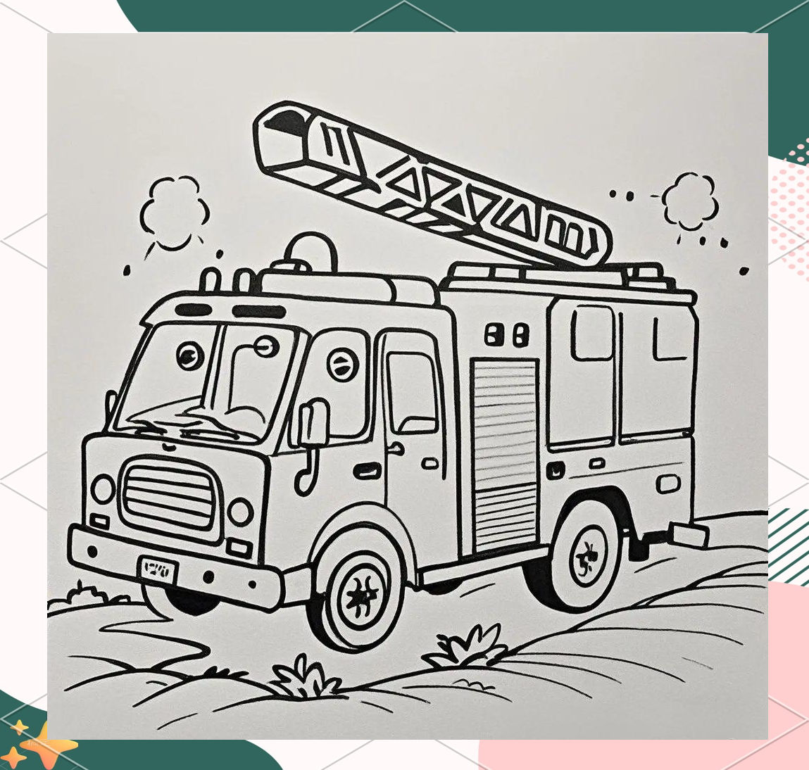 通过以上示例和步骤,我们可以看到绘制消防车简笔画的过程不仅需要