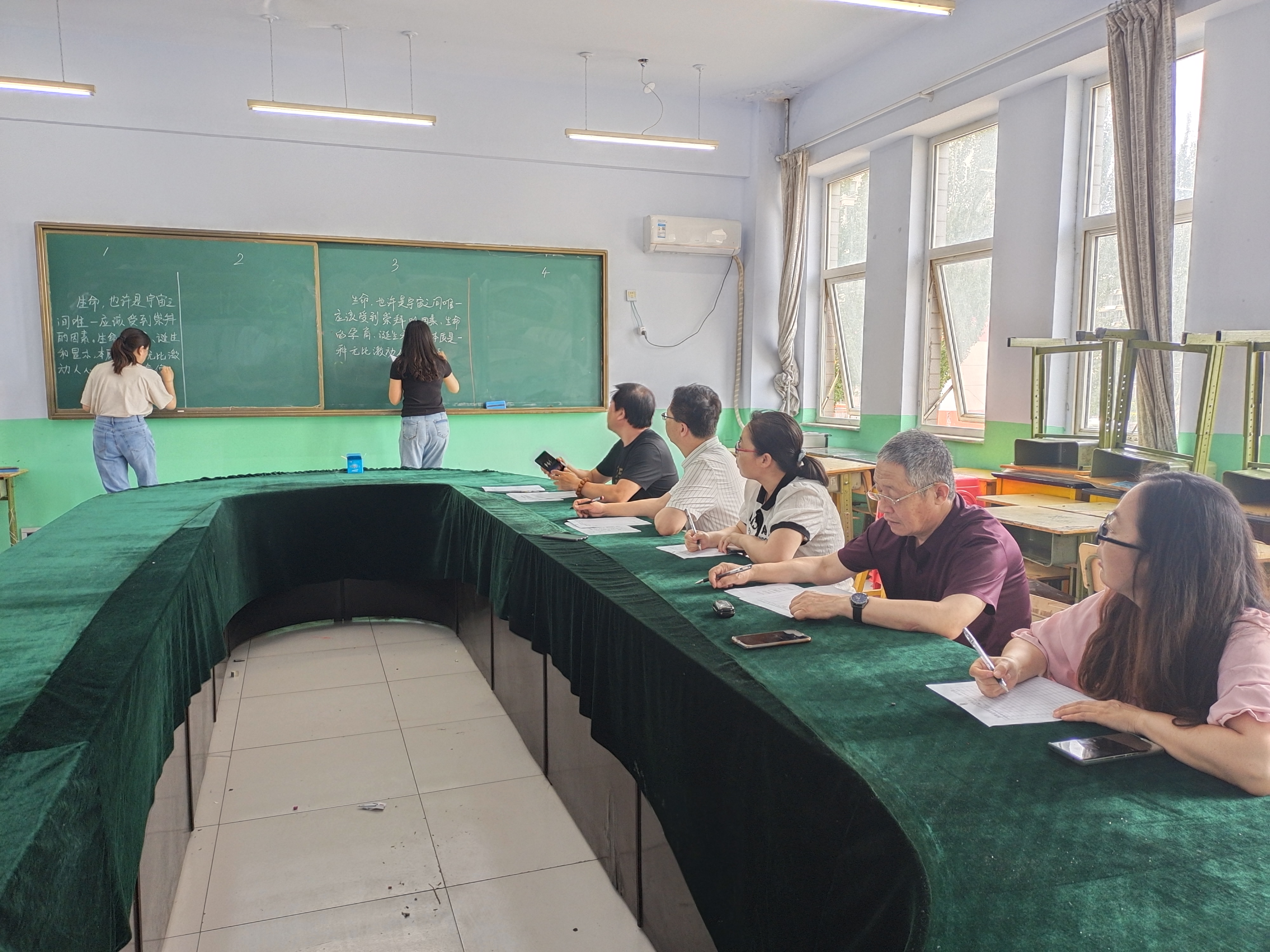 涿鹿县初级中学举办青年教师基本功大赛活动