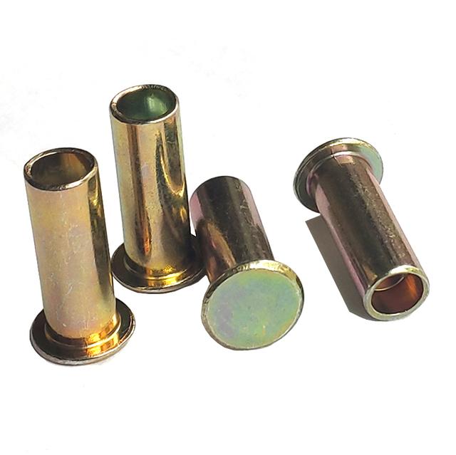 图片:平头铆钉,铁镀彩锌铆钉,半空心铆钉,翻边铆钉,卷边铆钉