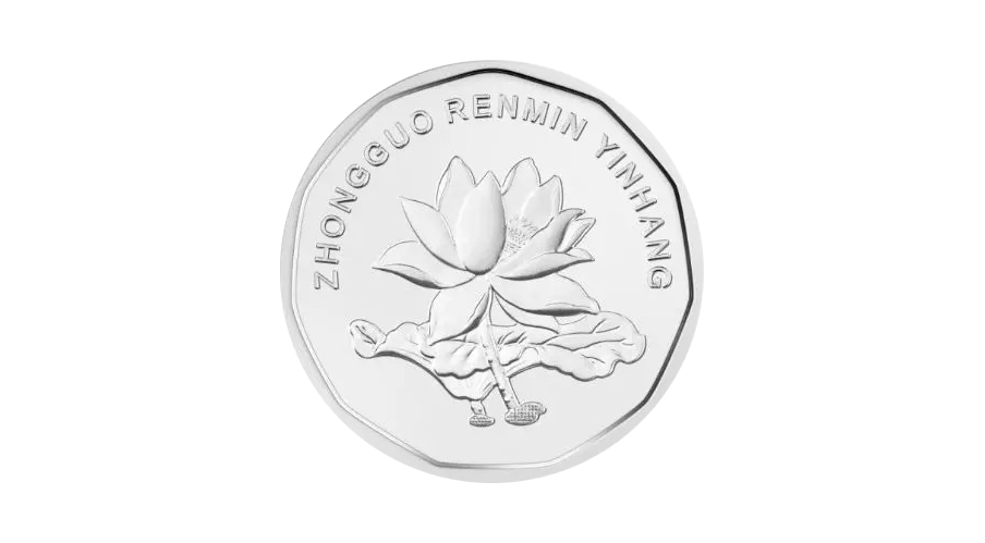 主要变化:与1999年版第五套人民币1元,5角硬币和2005年版第五套人民币