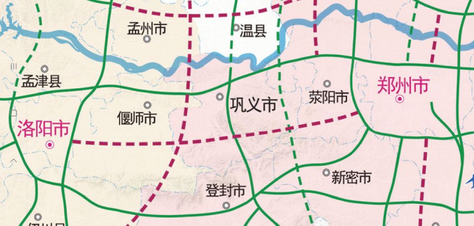 巩义市道路规划图图片