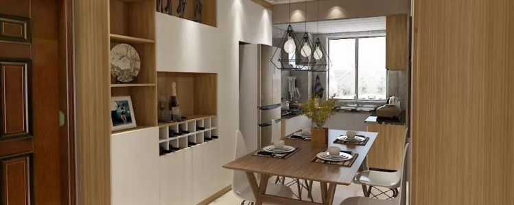 2米8宽餐厅能做餐边柜吗?