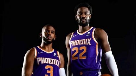 保罗和艾顿同场季后赛投进10球且命中率超80% 历史第二对