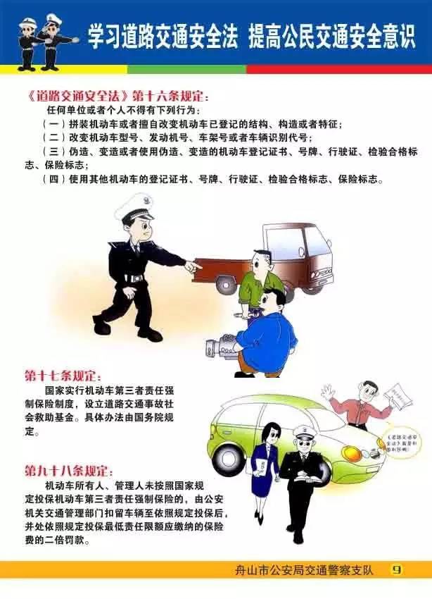 「爱路护路」《道路交通安全法》图解