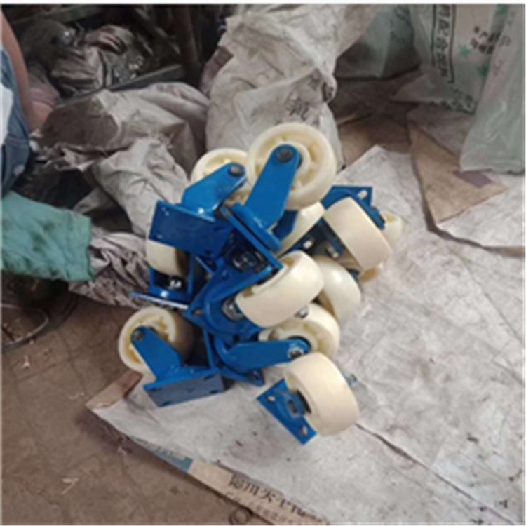 10寸双刹重型万向脚轮 单轮承重10吨万向轮颜色