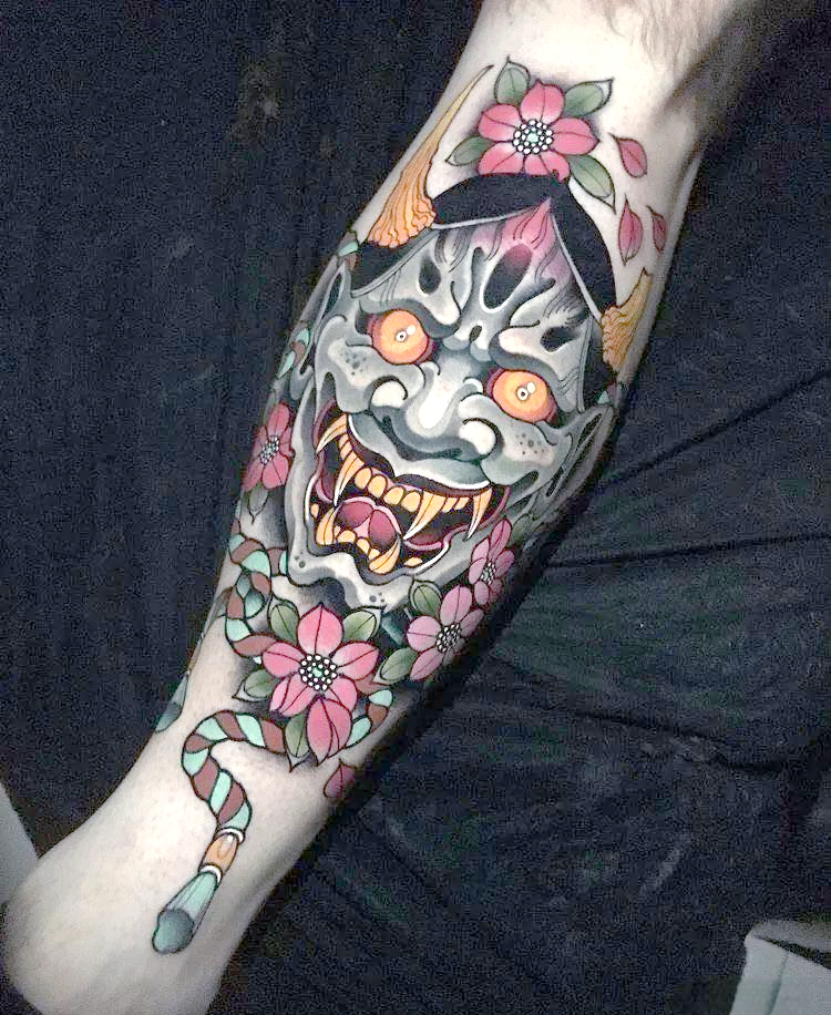 揭秘日式般若纹身背后的文化深意