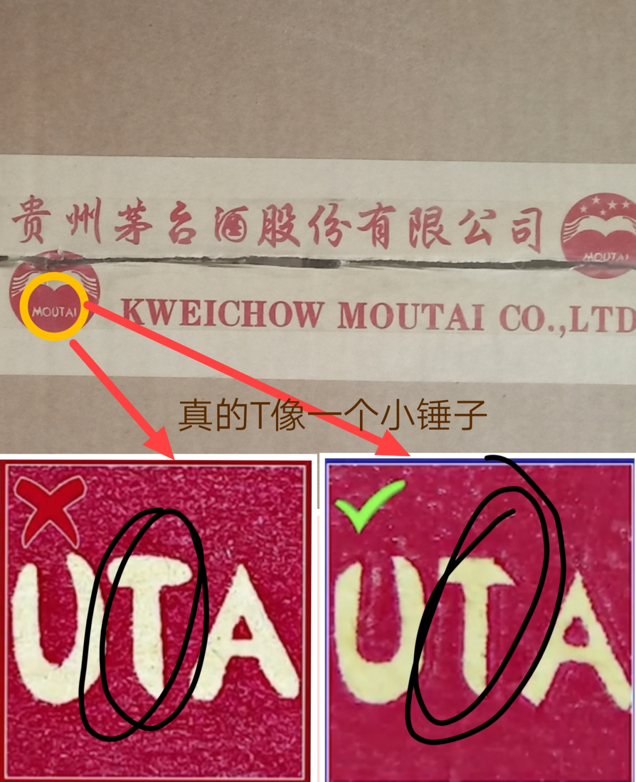 飞天茅台真假辨别③,真假原箱,全干货
