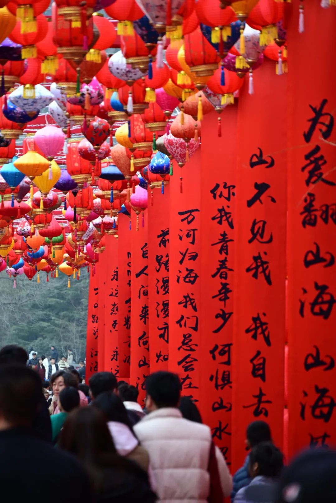 信息学部 机器人工程专业 戚诗梦福满京城,春贺神州福字春联凸显喜庆