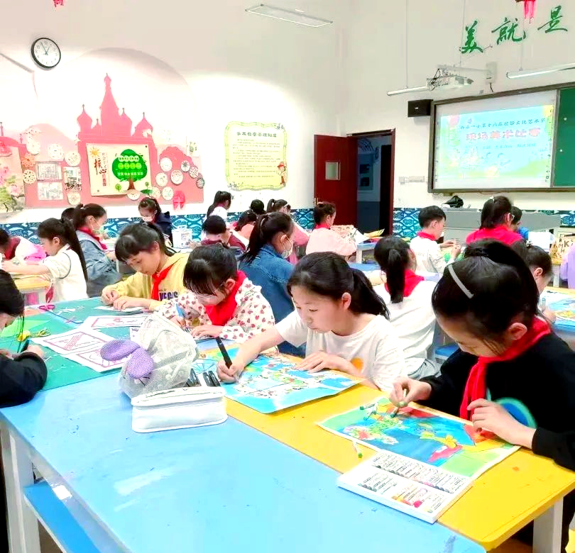 舟山第一小学美术比赛:童心向党,共绘美丽舟山