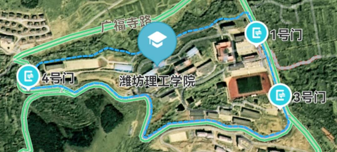 潍坊理工学院地图图片