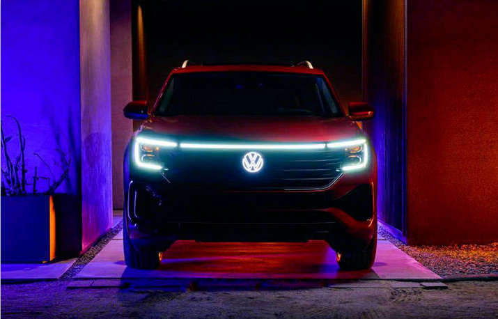 中期改款途昂官图 前脸变化最大 换装电子挡杆 取消v6发动机