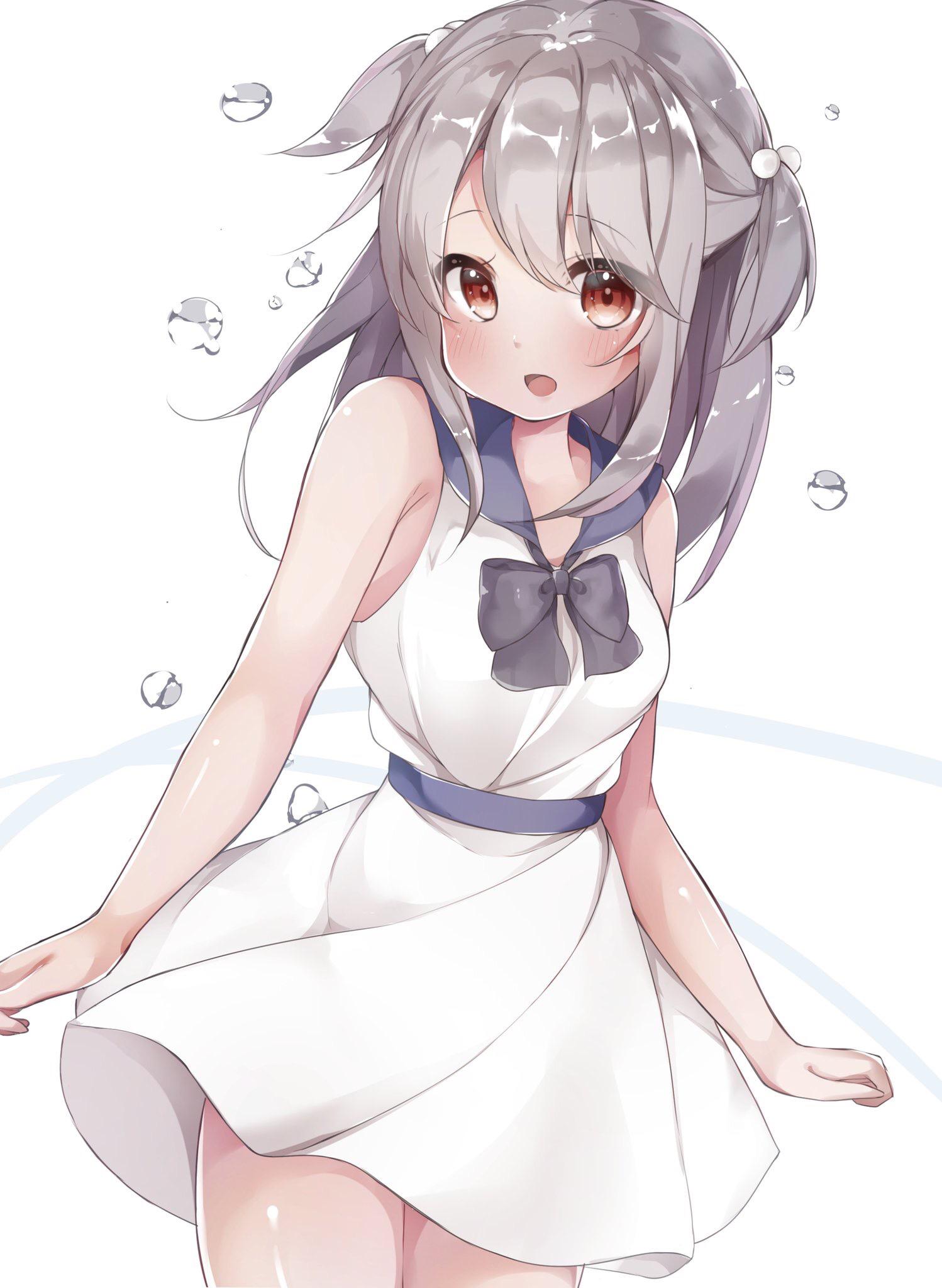 画师「もちなべ」作品欣赏:可爱动人的jk少女人物插画