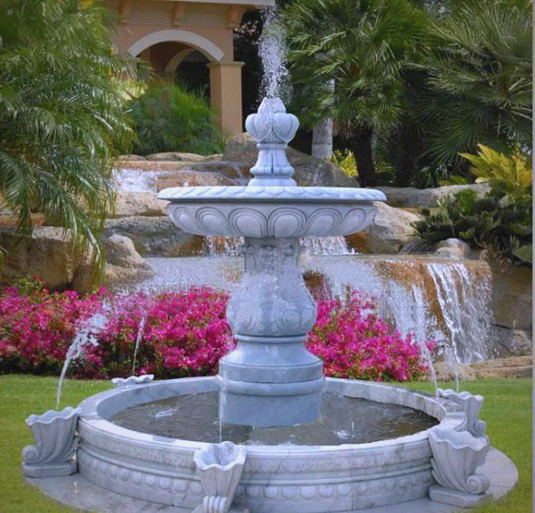 石雕喷泉:艺术与实用相结合的装饰品