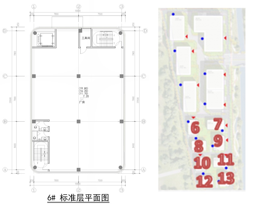 充满活力的高新产业t台,独特的滨河景观绿带
