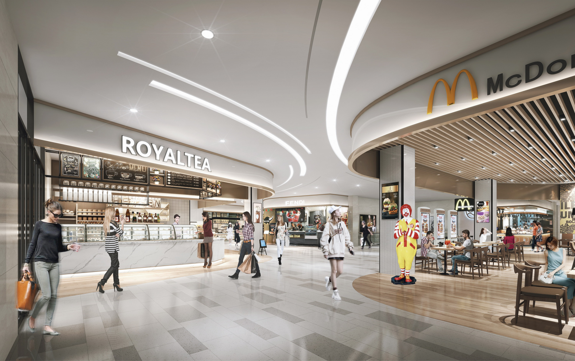 地下商业设计案例:深圳孺子牛地下商业广场