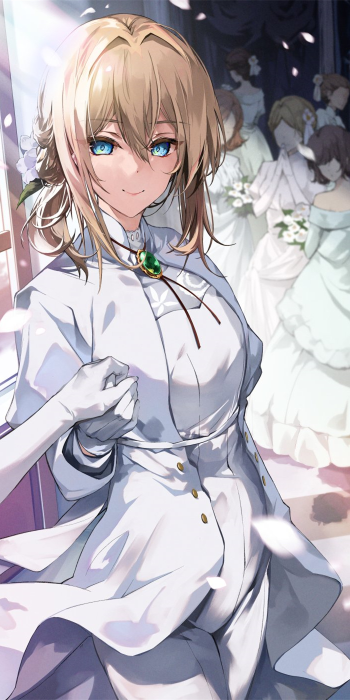 《紫罗兰永恒花园》薇尔莉特·伊芙加登,动漫全面屏壁纸