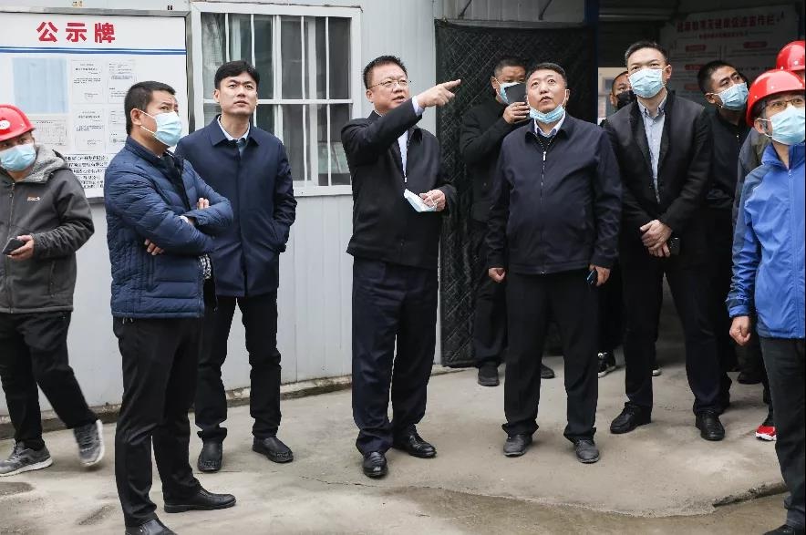 孙鹏云督导检查我区工地扬尘治理工作