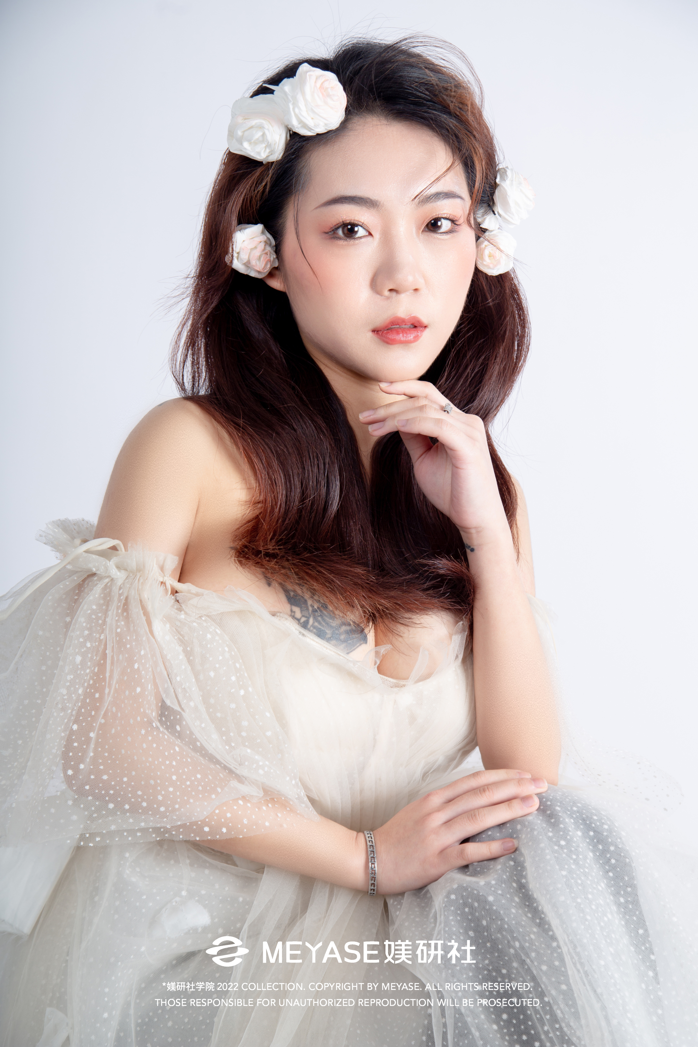 meyase|鲜花新娘造型写真
