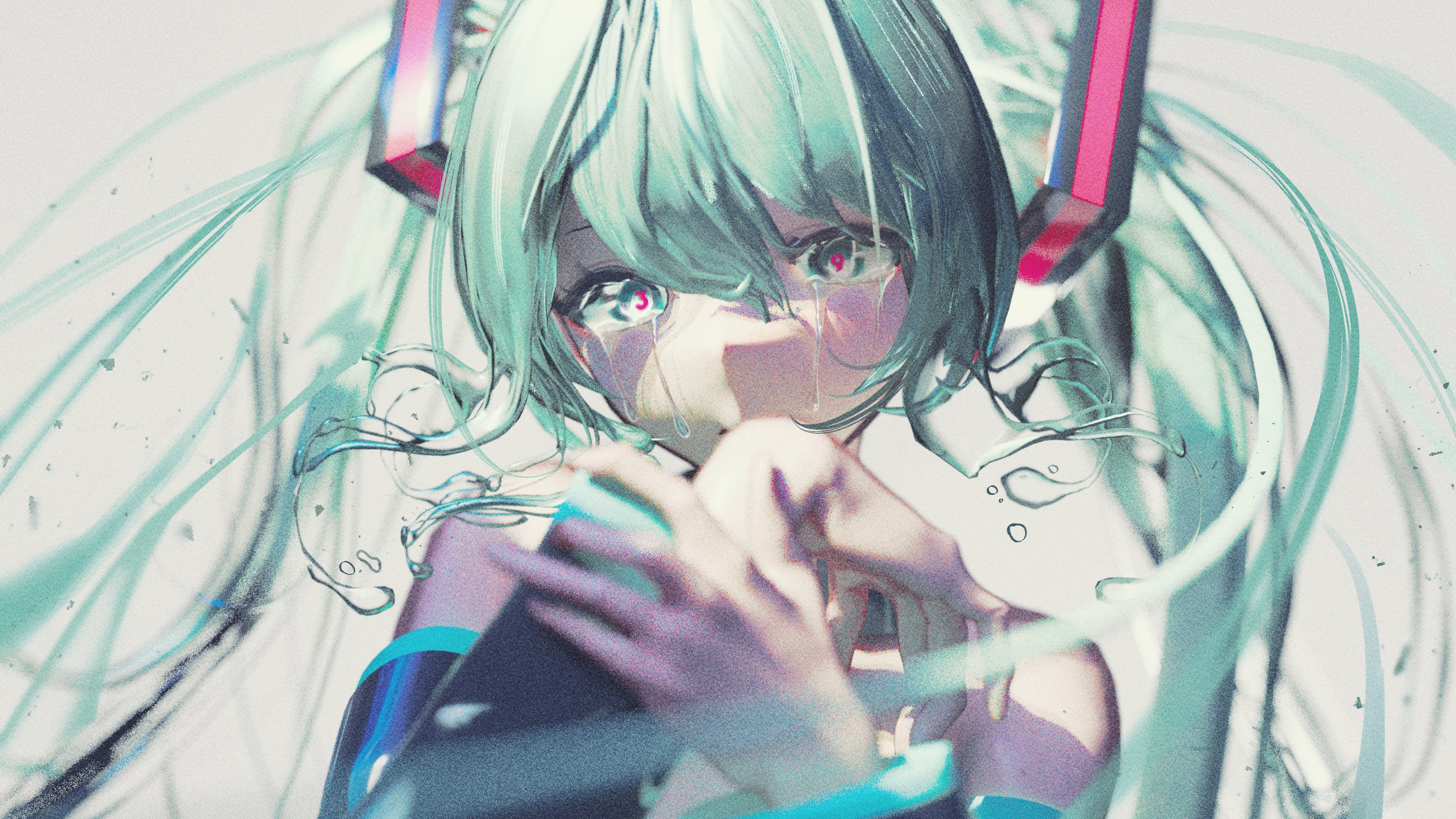 生活在未来科幻都市的初音,极具冲击力的科技感画面令人大饱眼福