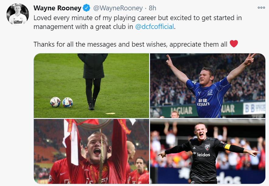 再见传奇!鲁尼宣布退役,足坛齐送祝福