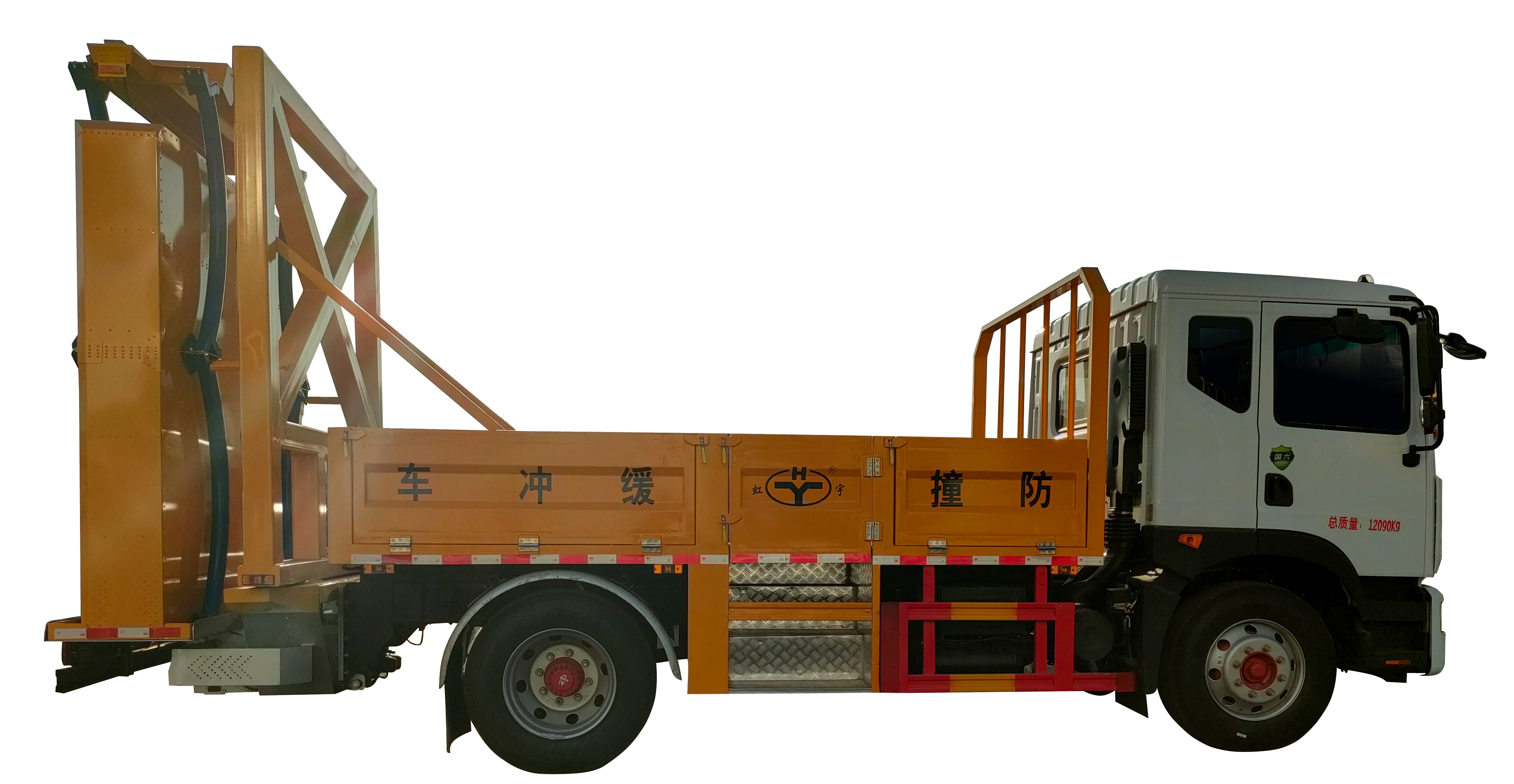 东风d9防撞缓冲车,100k首选车型,12吨重质量满足一切要求