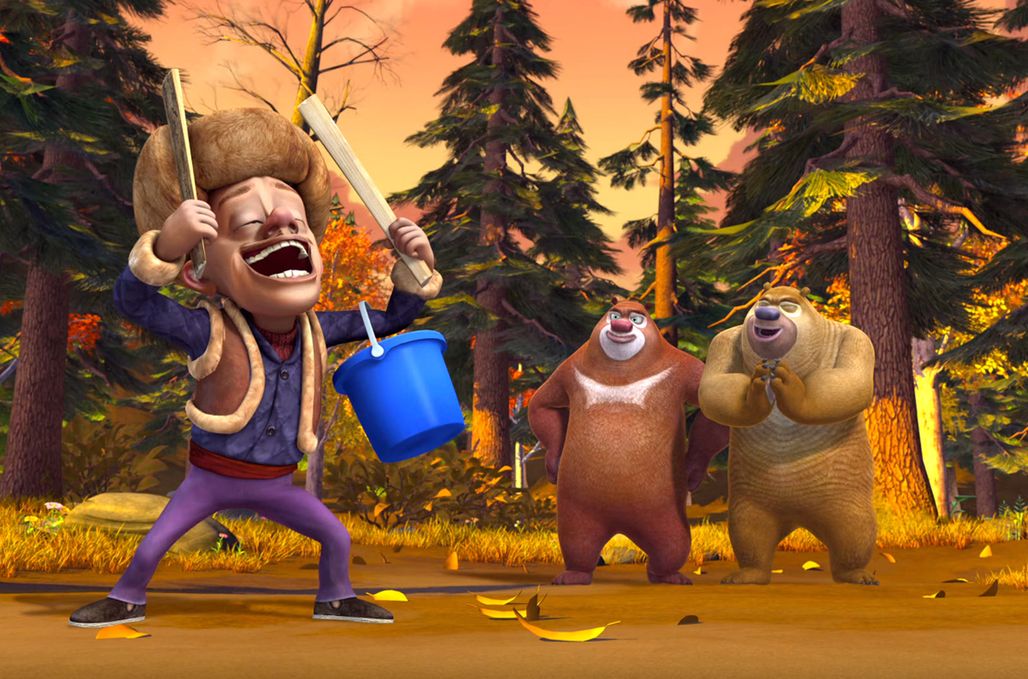 熊出没:同样是森林里的动物,为啥兔子会说话?螃蟹却变成了食物