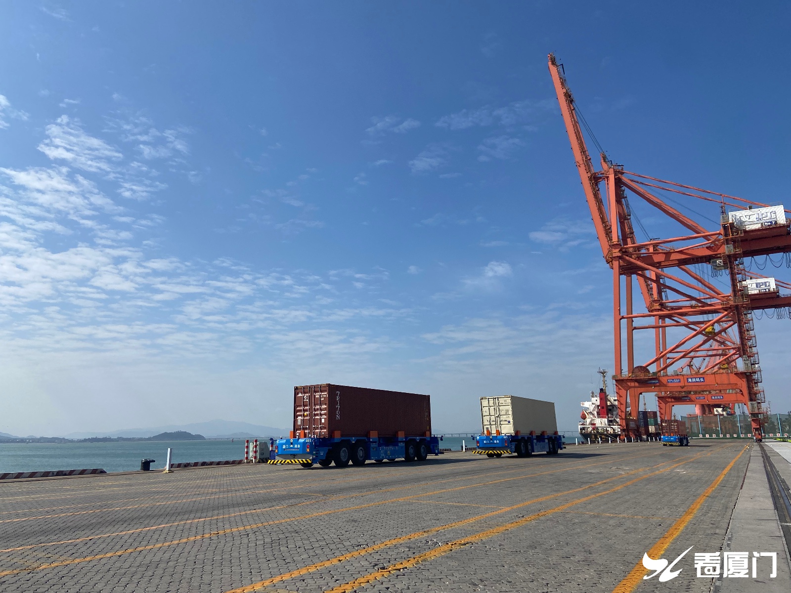 厦门港海润码头传统集装箱码头完成全智能化改造 进入试投产
