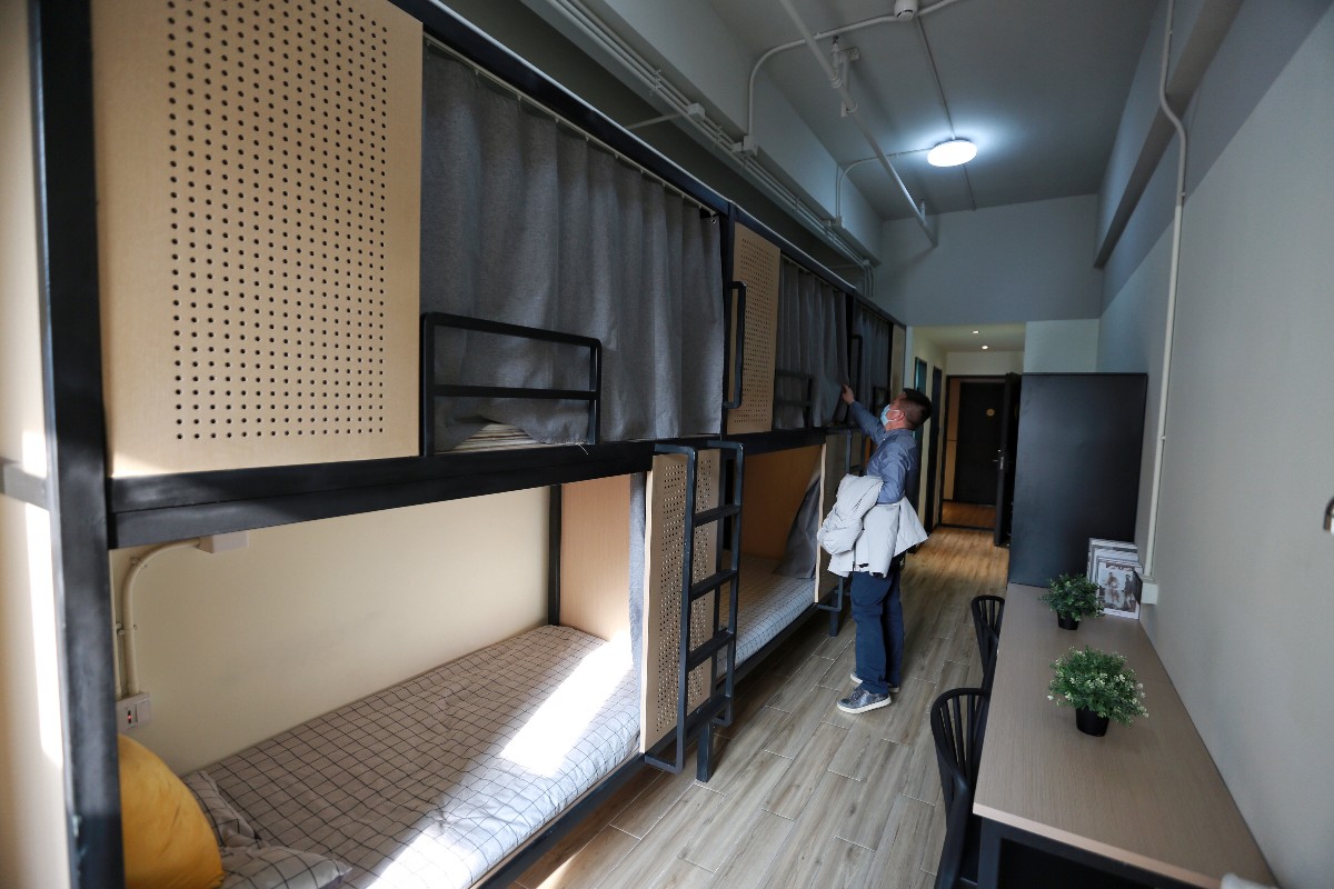 人均月租金几百元,3000套"蓝领公寓"投用!记者探访