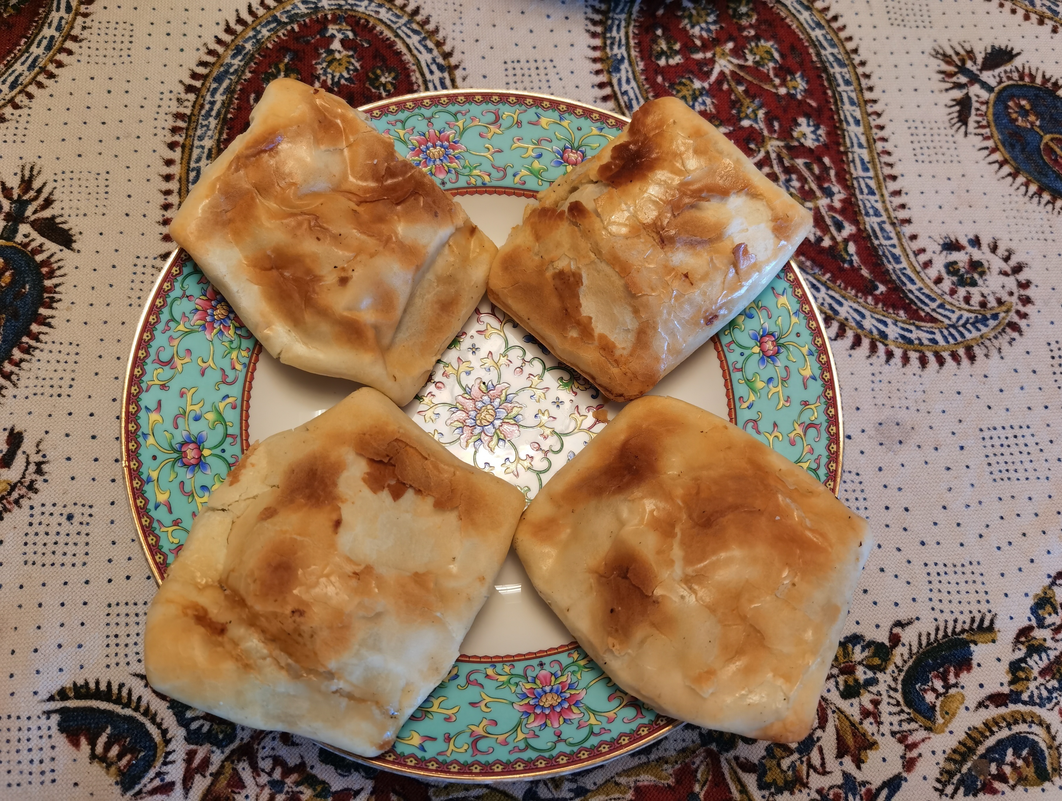 诗词写生丨新疆美食烤包子