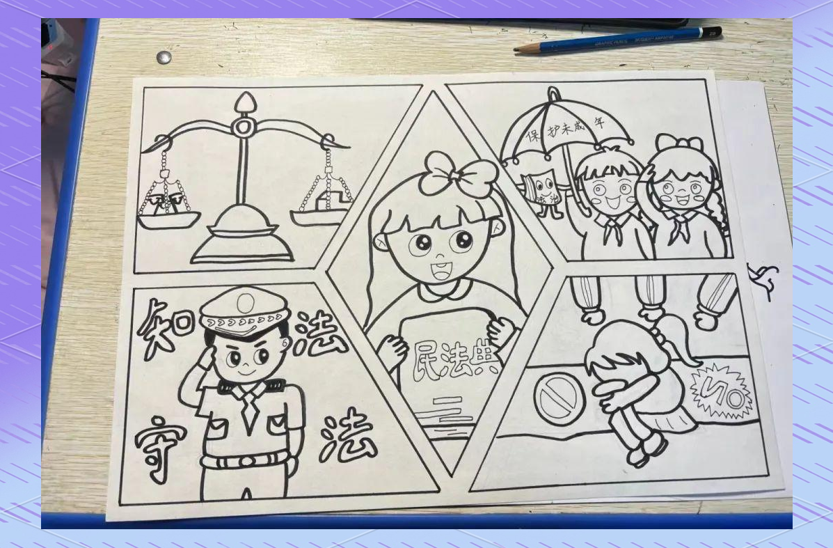 法制楷模:以画笔描绘正义的力量