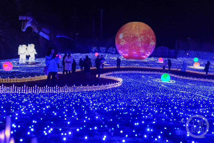 重庆北碚:璀璨灯海迎新春