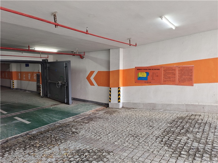 桐城市人防办圆满完成人防车位标识设置工作