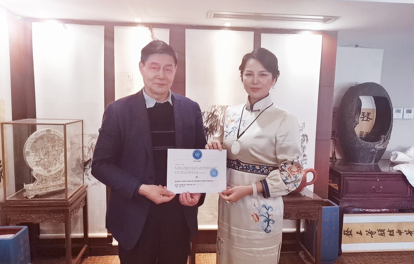 "旗袍丽人"姜琳荣获重任,"世界品牌之都"拟落户江城