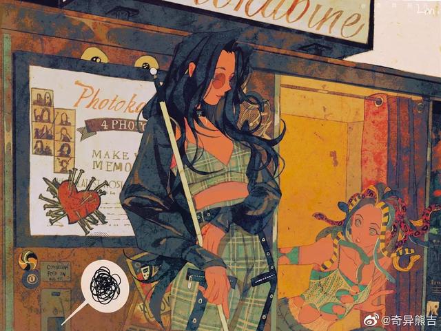 画师奇异熊吉 的插画作品