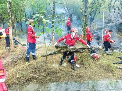 汝州市神鷹救援隊 重慶支援山火撲救