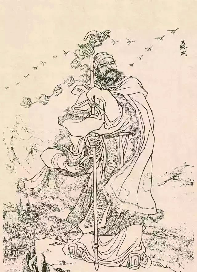 工笔白描人物描绘,线条的艺术魅力!