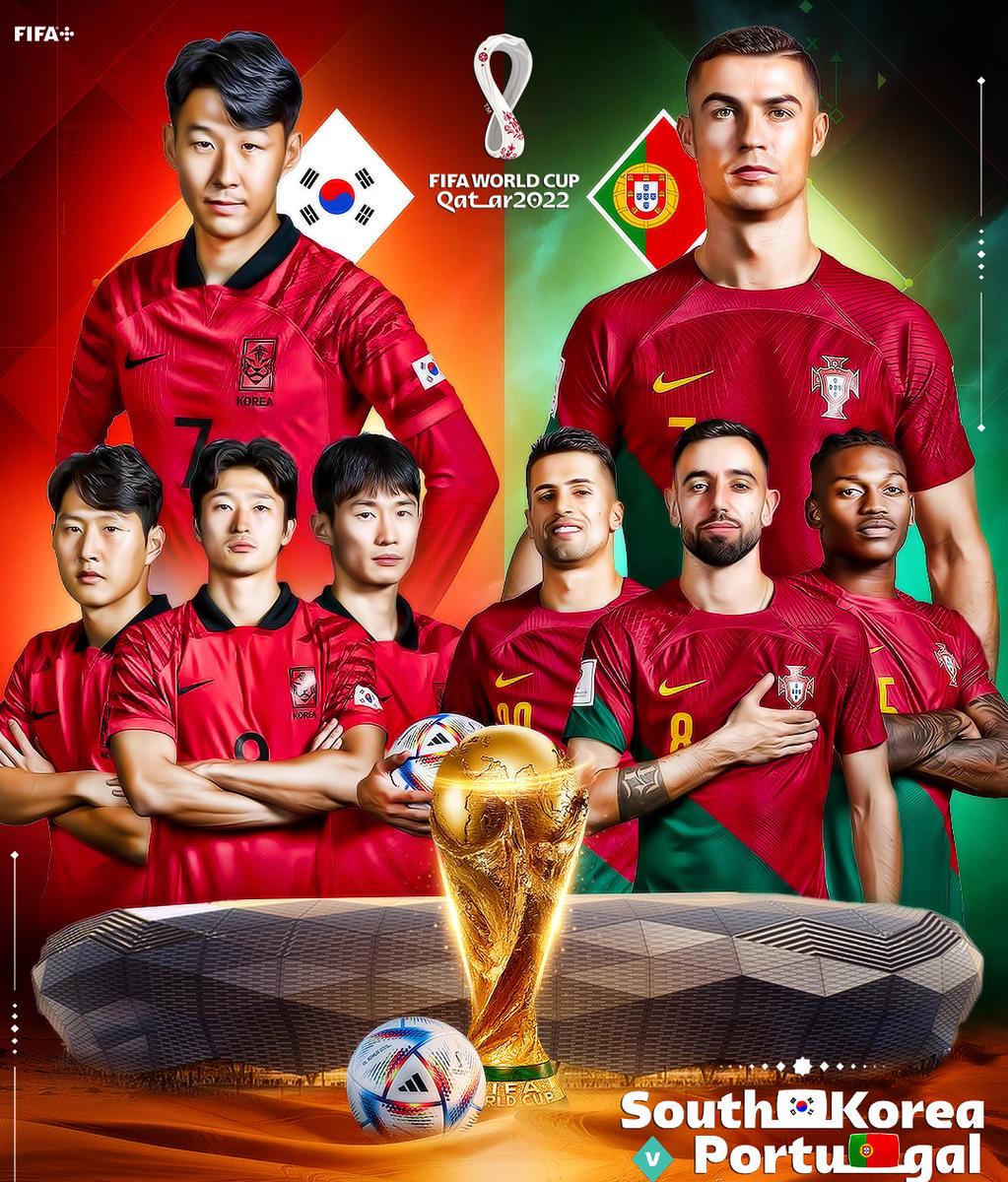 央视cctv5直播世界杯 韩国20年后再战葡萄牙 孙兴慜过招偶像c罗