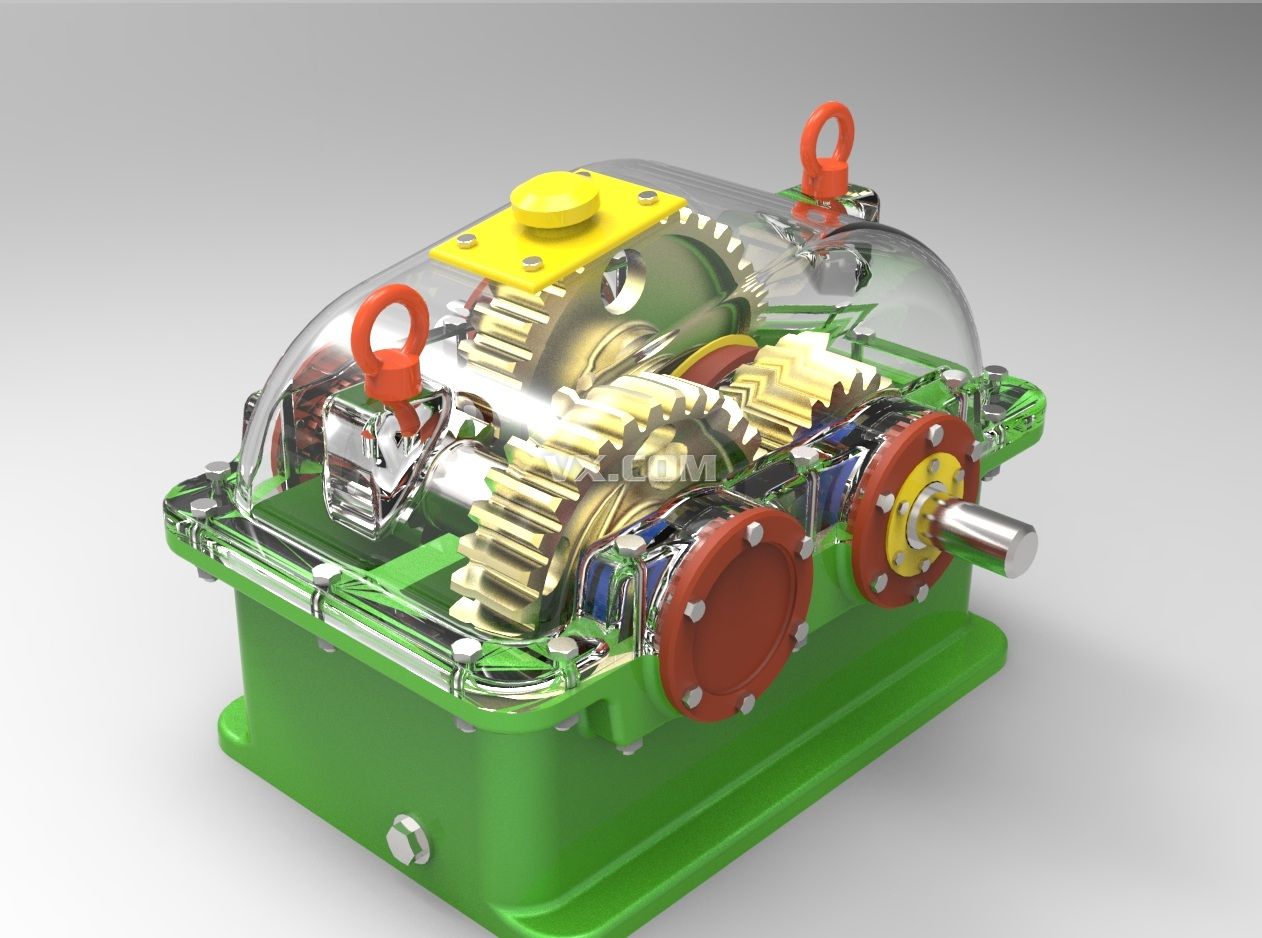 二级齿轮减速器,二级齿轮减速器示意图 二级齿轮减速器,二级齿轮减速器示意图